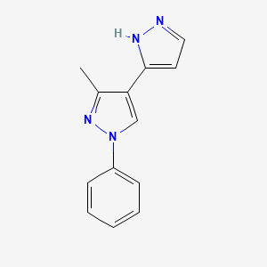 3'-methyl-1'-phenyl-1H,1'H-3,4'-bipyrazole