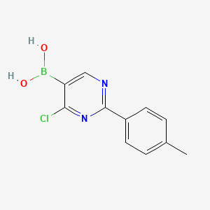 (4-Chloro-2-(p-tolyl)pyrimidin-5-yl)boronic acid