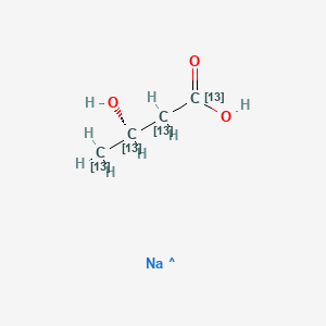 molecular formula C4H8NaO3 B15389706 CID 171042870 