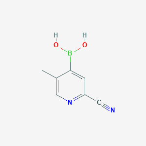 (2-Cyano-5-methylpyridin-4-yl)boronic acid