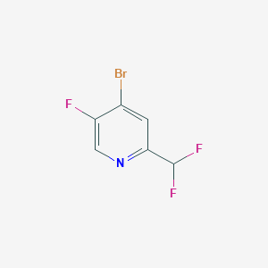 4-Bromo-2-(difluoromethyl)-5-fluoropyridine