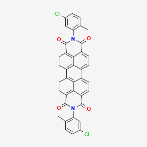 7,18-bis(5-chloro-2-methylphenyl)-7,18-diazaheptacyclo[14.6.2.22,5.03,12.04,9.013,23.020,24]hexacosa-1(23),2,4,9,11,13,15,20(24),21,25-decaene-6,8,17,19-tetrone