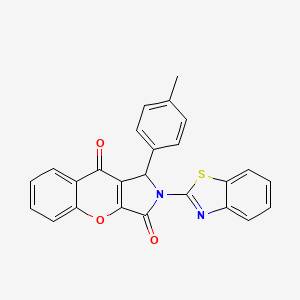 2-(1,3-Benzothiazol-2-yl)-1-(4-methylphenyl)-1,2-dihydrochromeno[2,3-c]pyrrole-3,9-dione