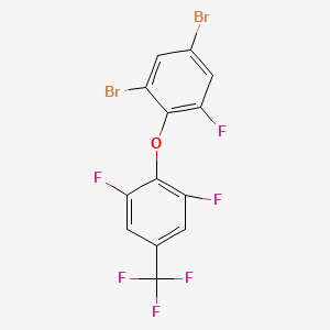 1,5-Dibromo-2-[2,6-difluoro-4-(trifluoromethyl)phenoxy]-3-fluorobenzene