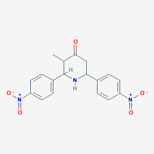 3-Methyl-2,6-bis(4-nitrophenyl)-4-piperidinone