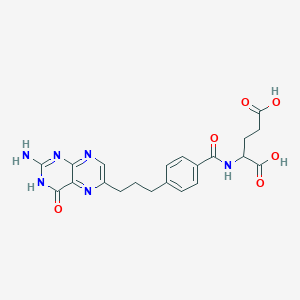 2-{4-[3-(2-Amino-4-oxo-3,4-dihydro-pteridin-6-yl)-propyl]-benzoylamino}-pentanedioic acid