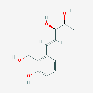 (E,2S,3R)-5-[3-hydroxy-2-(hydroxymethyl)phenyl]pent-4-ene-2,3-diol