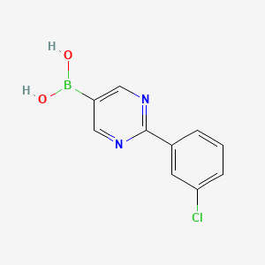 (2-(3-Chlorophenyl)pyrimidin-5-yl)boronic acid