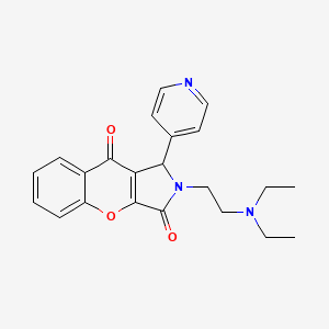 2-[2-(Diethylamino)ethyl]-1-(pyridin-4-yl)-1,2-dihydrochromeno[2,3-c]pyrrole-3,9-dione