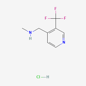 n-Methyl-1-(3-(trifluoromethyl)pyridin-4-yl)methanamine hydrochloride