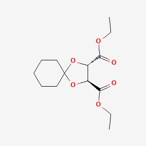 Diethyl (2S,3S)-1,4-dioxaspiro[4.5]decane-2,3-dicarboxylate