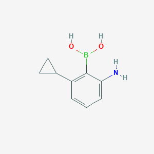 (2-Amino-6-cyclopropylphenyl)boronic acid