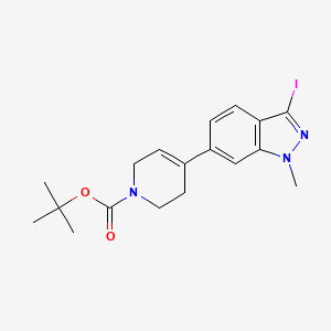 tert-butyl 4-(3-iodo-1-methyl-1H-indazol-6-yl)-3,6-dihydropyridine-1(2H)-carboxylate