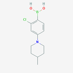 (2-Chloro-4-(4-methylpiperidin-1-yl)phenyl)boronic acid