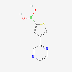 (4-(Pyrazin-2-yl)thiophen-2-yl)boronic acid