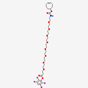 2,3,5,6-tetrafluorophenyl 1-({[(4Z)-cyclooct-4-en-1-yloxy]carbonyl}amino)-3,6,9,12,15,18,21,24-octaoxaheptacosan-27-oate