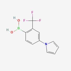 (4-(1H-Pyrrol-1-yl)-2-(trifluoromethyl)phenyl)boronic acid