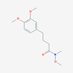 4-(3,4-Dimethoxyphenyl)-N-methoxy-N-methylbutanamide