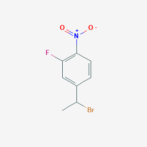 4-(1-Bromoethyl)-2-fluoro-1-nitrobenzene