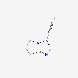 3-ethynyl-5H,6H,7H-pyrrolo[1,2-a]imidazole