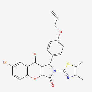 7-Bromo-2-(4,5-dimethyl-1,3-thiazol-2-yl)-1-[4-(prop-2-en-1-yloxy)phenyl]-1,2-dihydrochromeno[2,3-c]pyrrole-3,9-dione