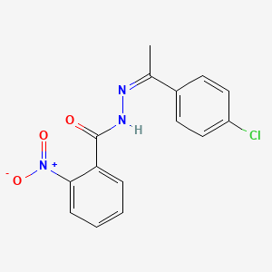 N'-[1-(4-chlorophenyl)ethylidene]-2-nitrobenzohydrazide