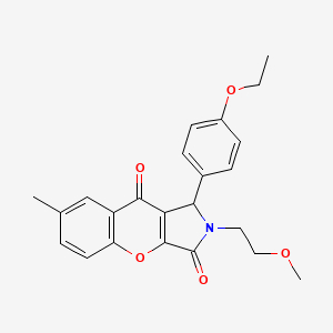 1-(4-Ethoxyphenyl)-2-(2-methoxyethyl)-7-methyl-1,2-dihydrochromeno[2,3-c]pyrrole-3,9-dione