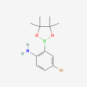 4-Bromo-2-(4,4,5,5-tetramethyl-1,3,2-dioxaborolan-2-yl)aniline