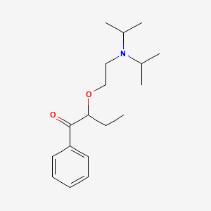 1-Butanone,1-[2-[2-[bis(1-methylethyl)amino]ethoxy]phenyl]-