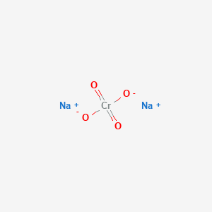 molecular formula Na2CrO4<br>CrNa2O4 B153921 Sodium chromate CAS No. 7775-11-3