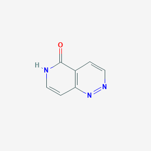 molecular formula C7H5N3O B153928 pyrido[4,3-c]pyridazin-5(6H)-one CAS No. 136411-57-9