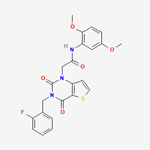 N-(2,5-dimethoxyphenyl)-2-[3-(2-fluorobenzyl)-2,4-dioxo-3,4-dihydrothieno[3,2-d]pyrimidin-1(2H)-yl]acetamide