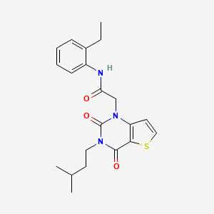 N-(2-ethylphenyl)-2-[3-(3-methylbutyl)-2,4-dioxo-3,4-dihydrothieno[3,2-d]pyrimidin-1(2H)-yl]acetamide