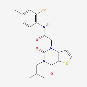 N-(2-bromo-4-methylphenyl)-2-[3-(2-methylpropyl)-2,4-dioxo-3,4-dihydrothieno[3,2-d]pyrimidin-1(2H)-yl]acetamide