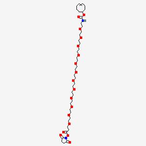 2,5-dioxopyrrolidin-1-yl 1-({[(4Z)-cyclooct-4-en-1-yloxy]carbonyl}amino)-3,6,9,12,15,18,21,24,27,30,33,36-dodecaoxanonatriacontan-39-oate