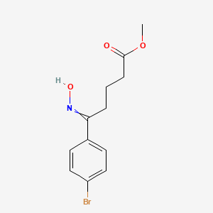 Methyl 5-(4-bromophenyl)-5-(hydroxyimino)pentanoate