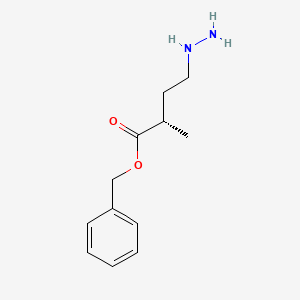 benzyl (2S)-4-hydrazinyl-2-methylbutanoate