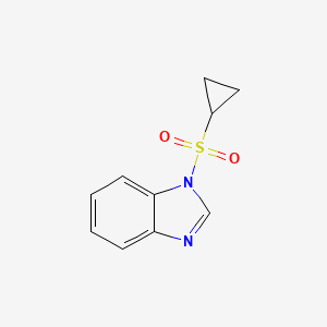 molecular formula C10H10N2O2S B15393345 1-(Cyclopropylsulfonyl)-1H-benzo[d]imidazole 