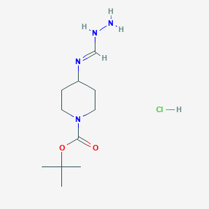 1-Boc-4-[(Aminoiminomethyl)amino]piperidine monohydrochloride