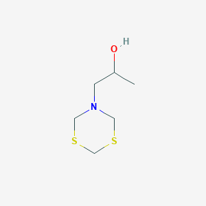 1-(1,3,5-Dithiazinan-5-yl)propan-2-ol