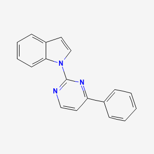 1-(4-Phenylpyrimidin-2-yl)-1H-indole