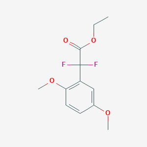 Ethyl 2-(2,5-dimethoxyphenyl)-2,2-difluoroacetate