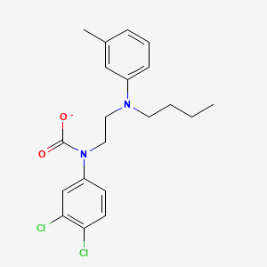 2-[Butyl(3-methylphenyl)amino]ethyl(3,4-dichlorophenyl)carbamate