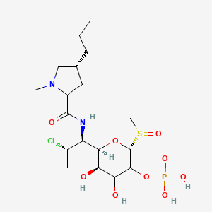 7-Chloro-1,6,7,8-tetradeoxy-6-[[[(2S,4R)-1-Methyl-4-propyl-2-pyrrolidinyl]carbonyl]aMino]-1-(Methylsulfinyl)-L-threo-alpha-D-galacto-octopyranose 2-(Dihydrogen Phosphate)