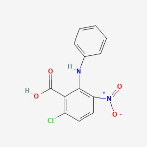 2-Anilino-6-chloro-3-nitrobenzoic acid