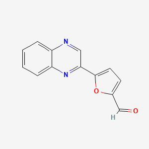 5-(Quinoxalin-2-yl)furan-2-carbaldehyde