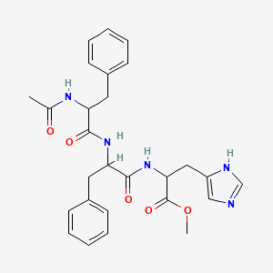 Methyl N-acetylphenylalanylphenylalanylhistidinate