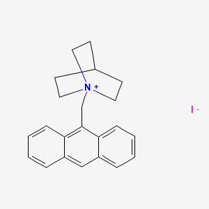 1-(Anthracen-9-ylmethyl)quinuclidin-1-ium iodide