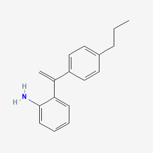 molecular formula C17H19N B15394288 2-(1-(4-Propylphenyl)vinyl)aniline 