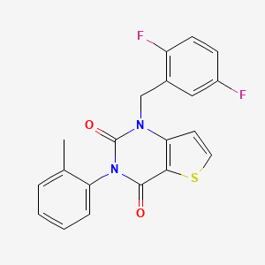 1-(2,5-difluorobenzyl)-3-(2-methylphenyl)thieno[3,2-d]pyrimidine-2,4(1H,3H)-dione